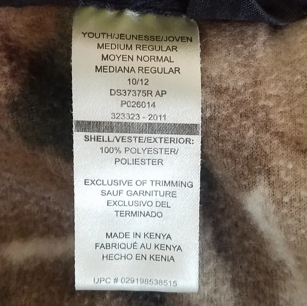 Walls Camo Camouflage Coat Jacket M 10/12